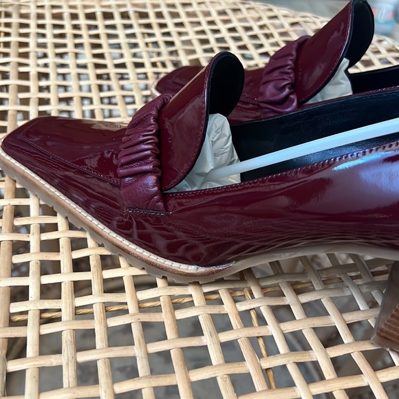 Elleme Paris Chouchou Heel Loafter Patent Burgundy - Picture 8 of 10